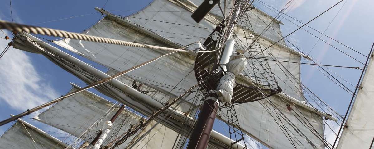 Ra- zeilen Zeilschip Artemis