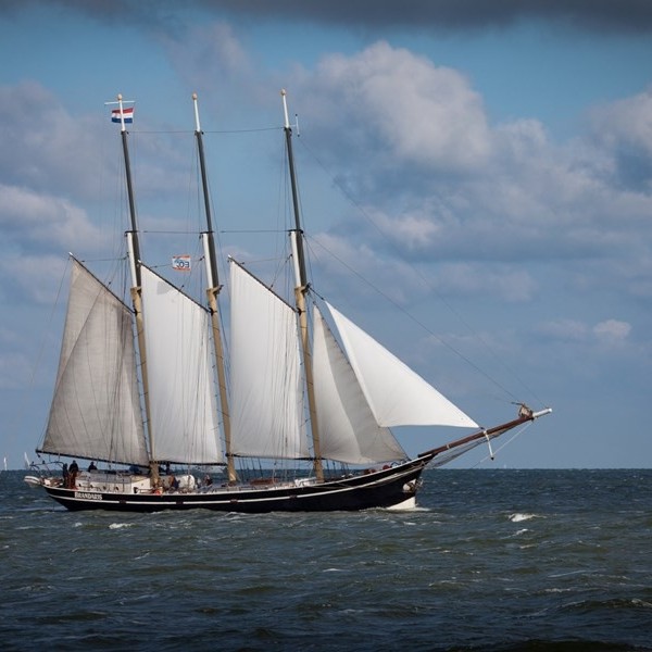 zeilschip Brandaris voltuig
