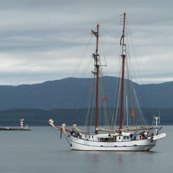 Zeilen in Schotland Flying Dutchman ankerplaats