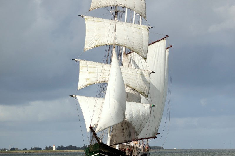 zeilschip Summertime onder zeil